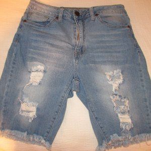 VIP Jeans ripped Bermuda  shorts
